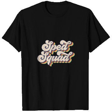 Discover Sped Squad Teacher ED Retro Special Education Teacher Aide T-Shirts