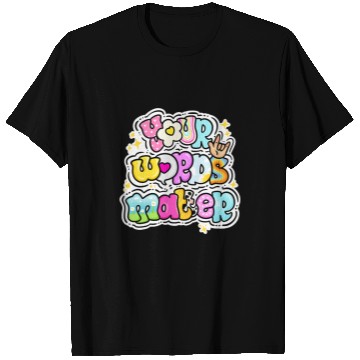 Discover Speech Language Pathologist Your Words Matter Speech Therapy T-Shirts