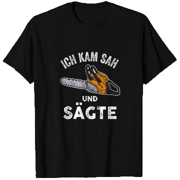 Discover Sawmill Carpenter Carpenter Woodworker Chainsaw Profession 42 T-Shirts
