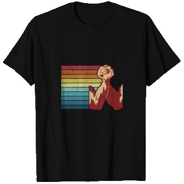 Discover Retro Exercise Hand Wrestling Techniques Arm Wrestling T-Shirts