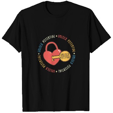 Discover SPED Teacher Unlock Potential Neurodiversity ASL SPED Teache T-Shirts