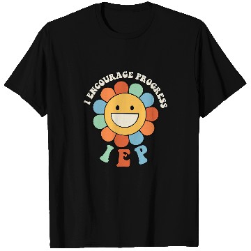 Discover Sped Teacher Appreciation I Encourage Progress ABA Therapist T-Shirts