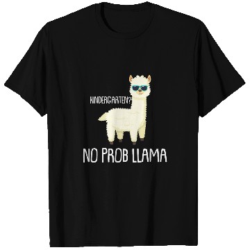 Discover No Prob Llama Funny Kindergarten School T-Shirts