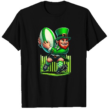 Discover Leprechauns Rugby St Patricks Day T-Shirts