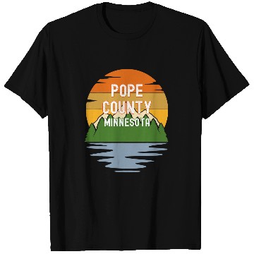 Discover From Pope County Minnesota vintages Sunset T-Shirts