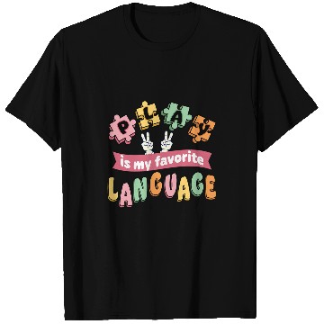Discover Speech Therapy Play is My Favorite Language SLP Teacher T-Shirts