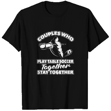 Discover Foosball Couple Kicker Table Soccer T-Shirts