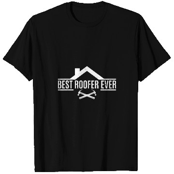 Discover bests Roofer Ever Roofing Contractor Roof Worker T-Shirts