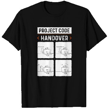 Discover Project Code Handover Software Developer Funny C Programmer T-Shirts