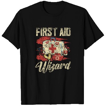 Discover First Aid Wizard nursess nurses Job Nursing School T-Shirts