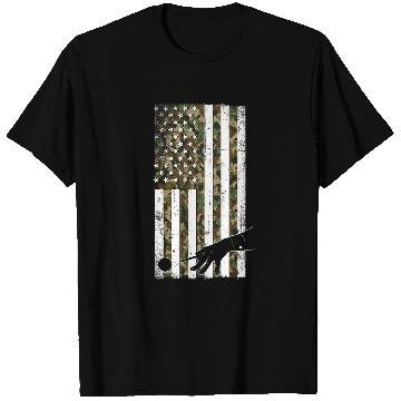 Discover Billiards Pool Player Ball American Flag vintages Camo T-Shirts