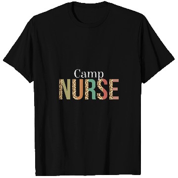 Discover Leopard Camp nurses Print For Nursing Student T-Shirts