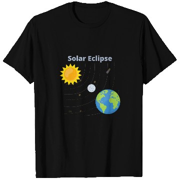 Discover Science Teacher Solar Eclipse 2024 solar eclipse diagram T-Shirts