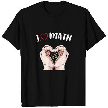 Discover I Love Math Teacher Student School T-Shirts
