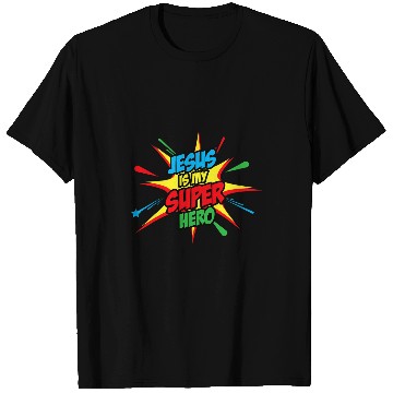 Discover Jesus Is My Superhero Fun Powerful Christian Comic Book T-Shirts