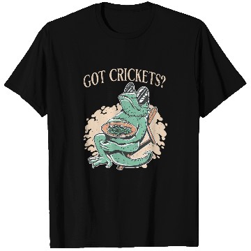 Discover Got Crickets Bearded Dragon Lover Reptile Lizard Lover T-Shirts