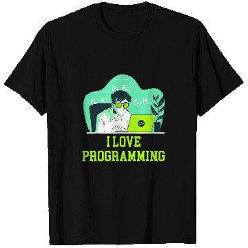 Discover I Love Programming Professional Computer Programming Career T-Shirts