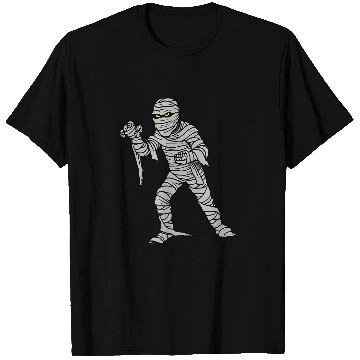 Discover Spooky 2Fun Mummy Wrap Eyes Happy Halloween Trick Treat T-Shirts