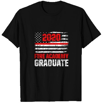 Discover Academy Student Fireman Graduation T-Shirts