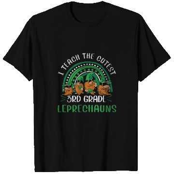 Discover I Teach The Cutest 3rd Grade Leprechauns St Patricks Day T-Shirts