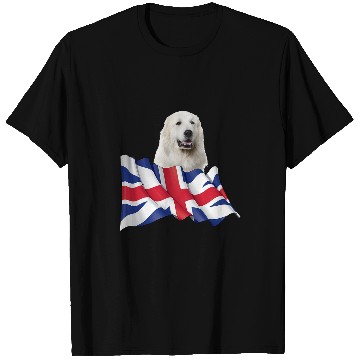 Discover Union Jack Flag Dog Great Pyrenees T-Shirts