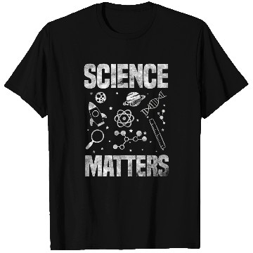 Discover Science Matters Scientist DNA Biology Physics Research T-Shirts