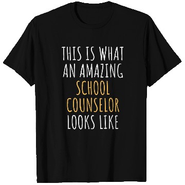 Discover SCHOOL COUNSELOR Funny Job Title Profession Worker Idea T-Shirts