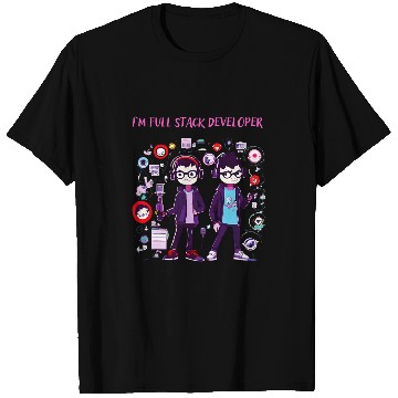 Discover Programmer For Coder Engineer Full Stack Developer Tee 1 T-Shirts