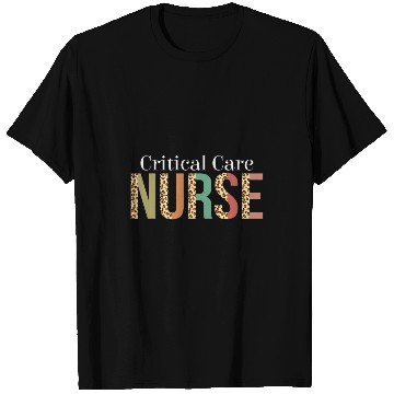 Discover Leopard Critical Care nurses Print For Nursing Student T-Shirts