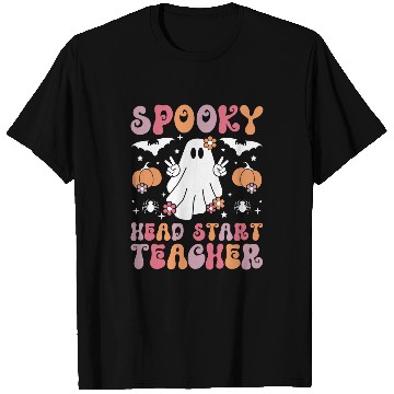 Discover Spooky Head Start Teacher Halloween T-Shirts