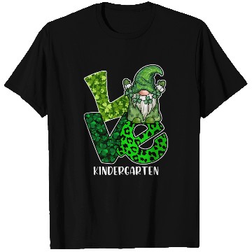 Discover St Patricks Day Love Gnome Kindergarten Teacher Or Student T-Shirts