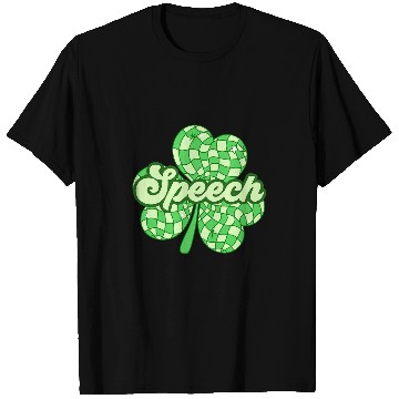 Discover St Patricks Day Speech Therapist SLP Speech Therapy Shamrock 2 T-Shirts