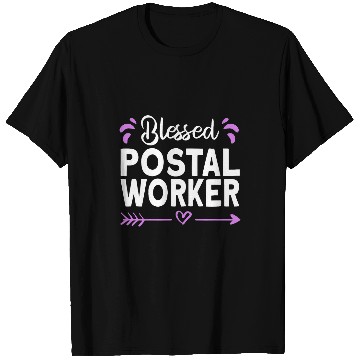 Discover Blessed Postal Worker Mailman Mail Post Office T-Shirts