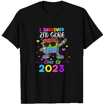 Discover I Survived 2nd Grade Class Of Student Graduation T-Shirts