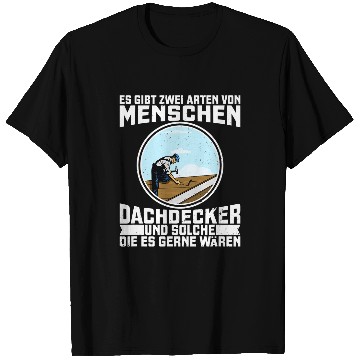 Discover Roofer handyman carpenter construction worker building 14 T-Shirts