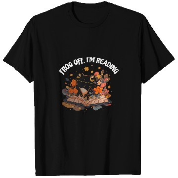 Discover Frog Off Im Reading Funny Book Lover T-Shirts