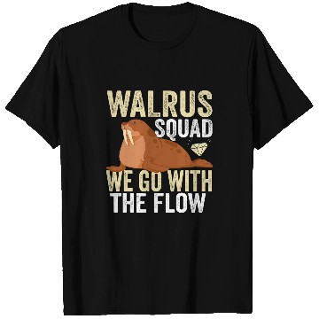 Discover Walrus Squad marine biologist oceanography Student Apparel T-Shirts
