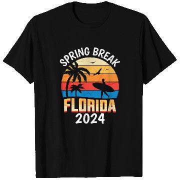 Discover Spring Break Florida 2024 College Student Spring Break T-Shirts