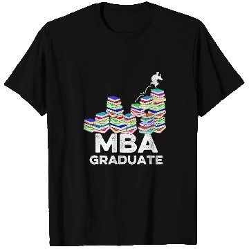 Discover MBA Student Books Business Degree Graduation DA1 T-Shirts