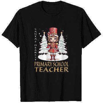 Discover Primary School Teacher Christmas Classic Female Nutcracker T-Shirts