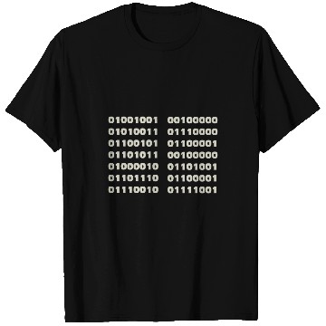 Discover I Speak Binary Fun Informatics Binary Code Coder Programmer T-Shirts