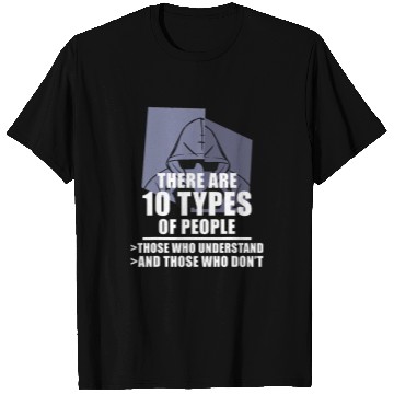 Discover Funny Binary Code Saying Computer Science Programmer T-Shirts