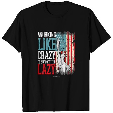 Discover Working Like crazys Hard Worker Employed Lazy Sloth Support T-Shirts