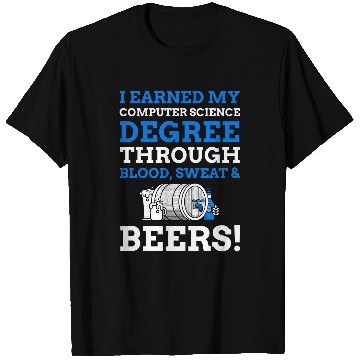 Discover Funny Computing Degree Gifts Qualified Computer Scientist T-Shirts