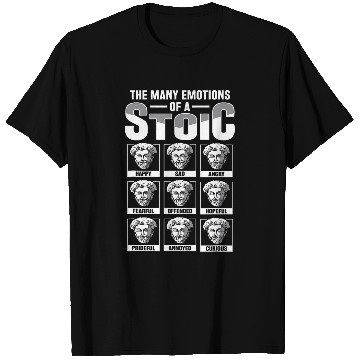 Discover Stoic Philosopher Marcus Aurelius Art for Philosophy Student T-Shirts