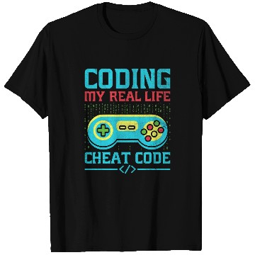 Discover Web Developer Gamer Nerd Video Gaming Computer Programmer 2 T-Shirts