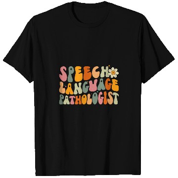 Discover SLP Speech Language Pathologist Retro Speech Therapy T-Shirts