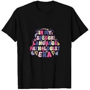 Discover SLP Groovy Speech Language Pathologist Era Speech Therapist T-Shirts