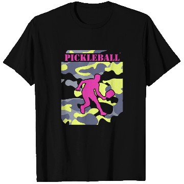 Discover Cool Camouflage Camo Pickleball T-Shirts