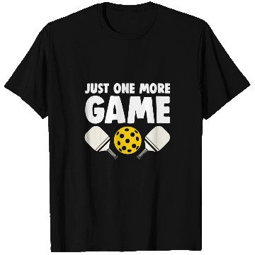 Discover Just One More Game Pickleball Lover vintages Novelty T-Shirts